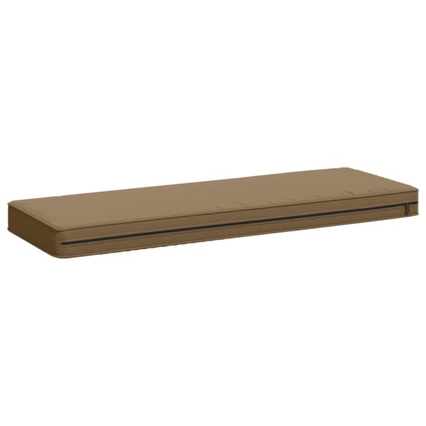 2-delade Bänk Kuddar VUGHT 2 st 100% Polyester Taupe