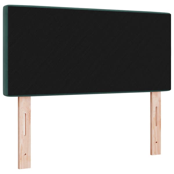 Huvudgavel Mörkgrön 100 cm Sammet