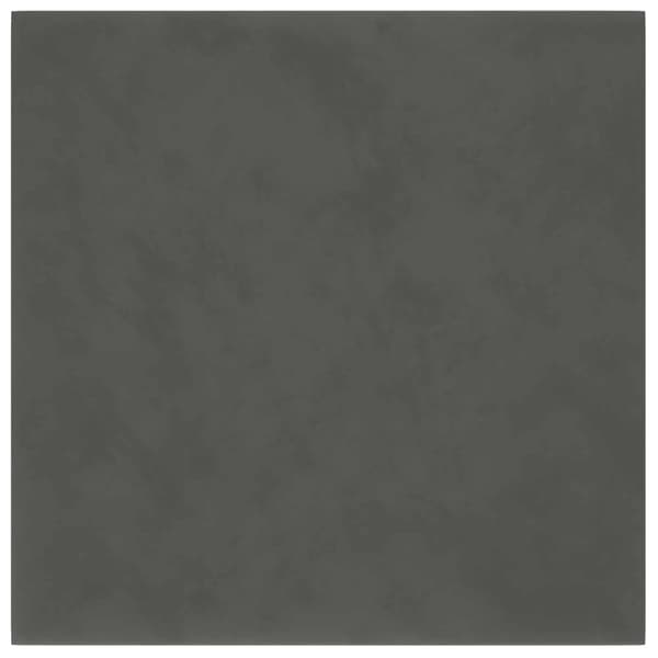 Väggsänggavel 12 pcs Mörkgrå 30 x 30 cm Sammet