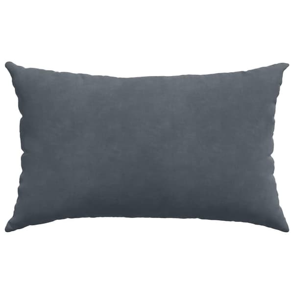 Sofakuddar 2 pcs Mörkgrå 50 x 30 cm Kordread tyg