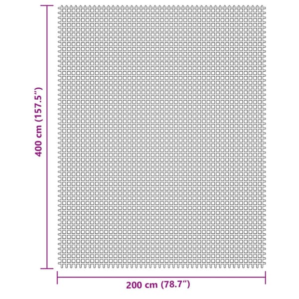 Tältmatta gräddvit 4x2 m