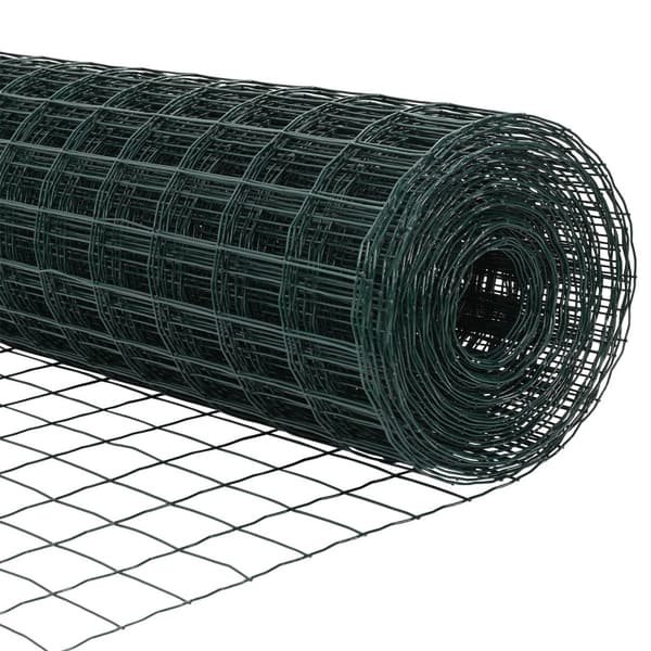 Stängsel med stolpe Grön 1,2 x 25 m Stål