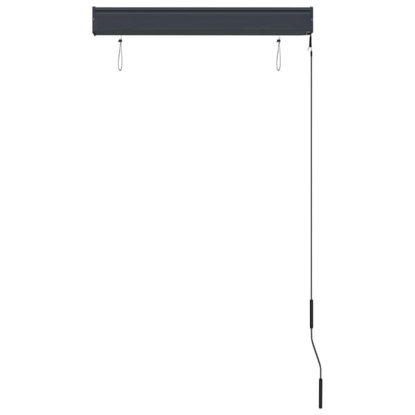 Rullgardin utomhus 80x250 cm gräddvit