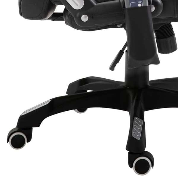 Massagekontorsstol svart konstläder