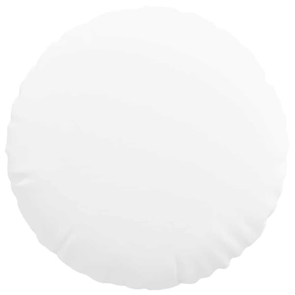 Sittkuddar 2 pcs Vit Ø50 x 19 cm tyg