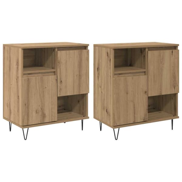 Sideboard 2 pcs Artisan Ek 60 x 35 x 70 cm