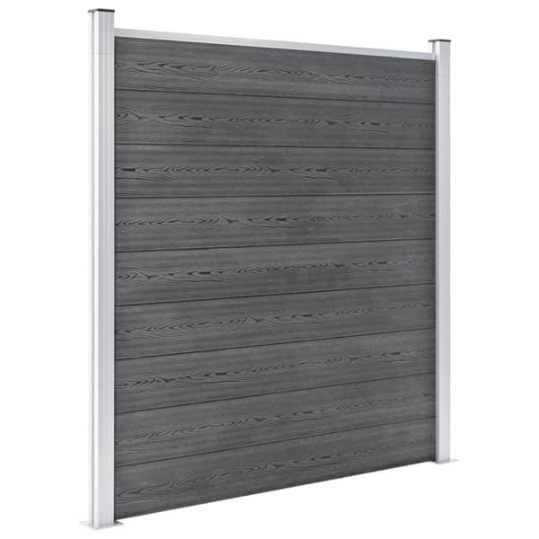 Staketpanel WPC 1045x186 cm grå