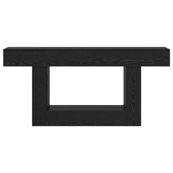 Svart Ek 160 x 30 x 74 cm