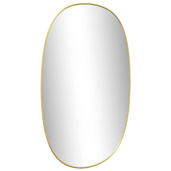 Väggspegel guld 80x50 cm
