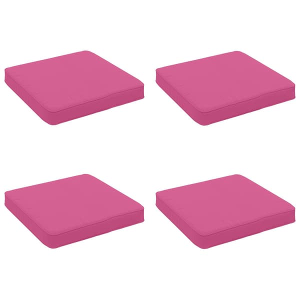 4-delade Sittdynor VUGHT 4 st 100% Polyester Rosa