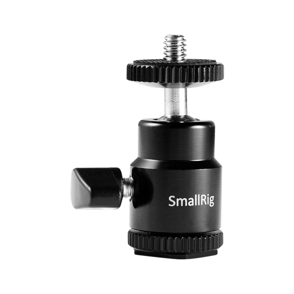 SMALLRIG 761 Camera Cold Shoe - Ballhead-1/4" Scre