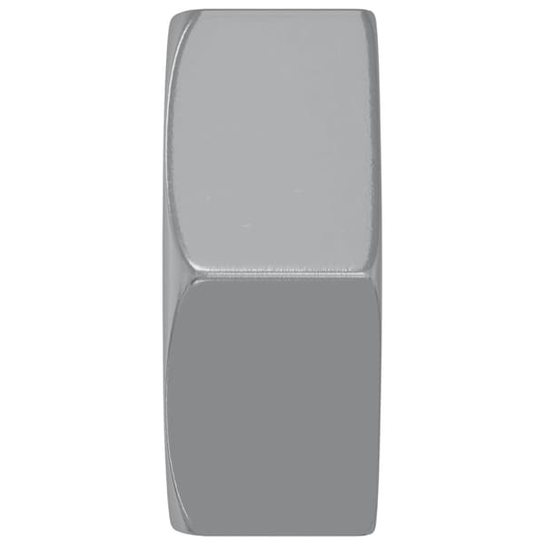 Sexkantig mutter 12 pcs Silver M6 Metall