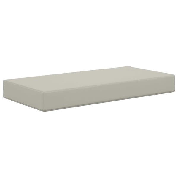 Utomhus sitskudde Grå 80 x 40 x 8 cm 100% Polyester
