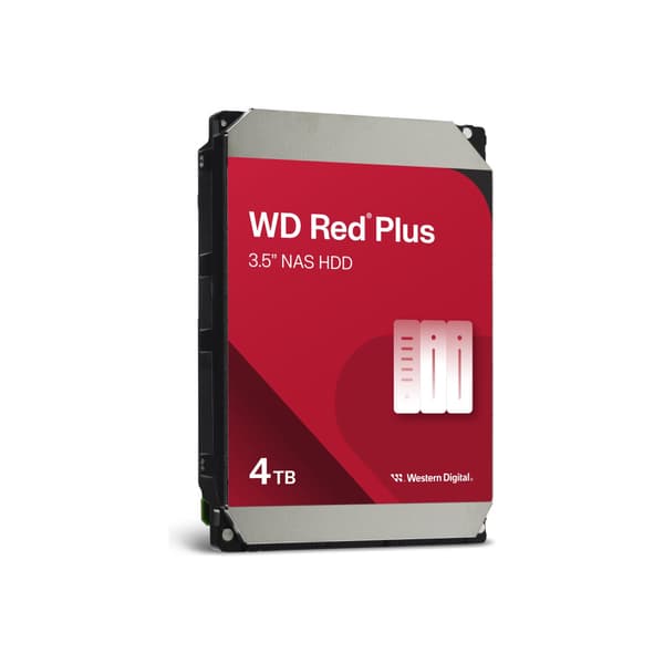 WD Red Plus WD40EFPX - hårddisk - 4 TB - SATA 6Gb/s