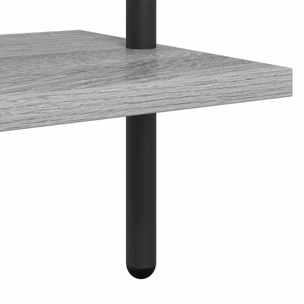 Hyllsystem Grå Sonoma 60 x 24 x 203 cm Konstruerat trä