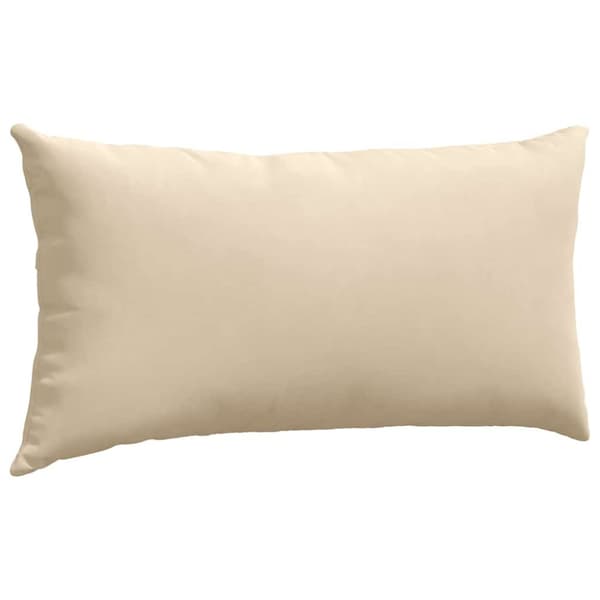 Sofakuddar 2 pcs Kräm 80 x 40 cm tyg