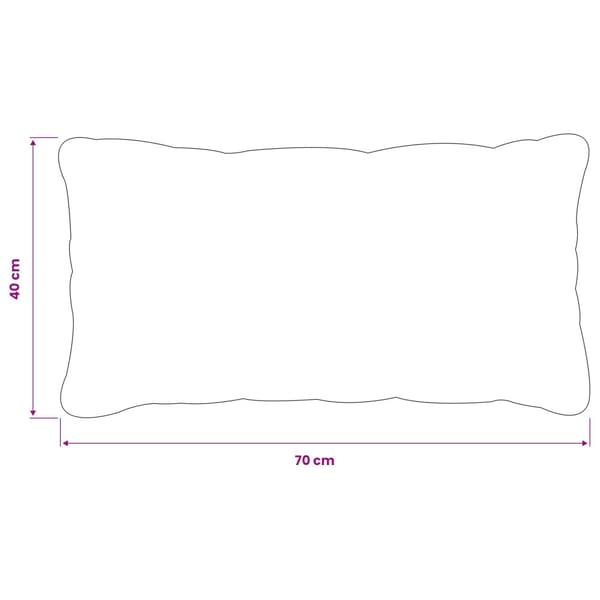 Kuddöverdrag 6 st HEERLEN Bladdesign 40 x 70 cm Polyester