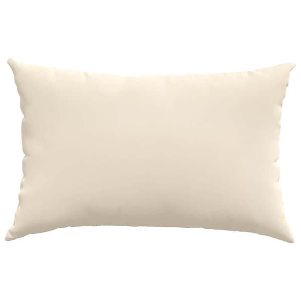 Sofakuddar 2 pcs Beige 60 x 40 cm tyg