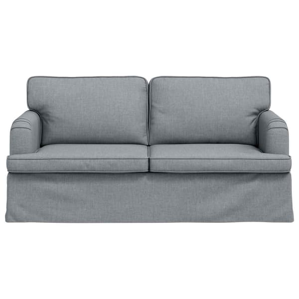 Soffa Ljusgrå 142 x 80 x 85 cm tyg