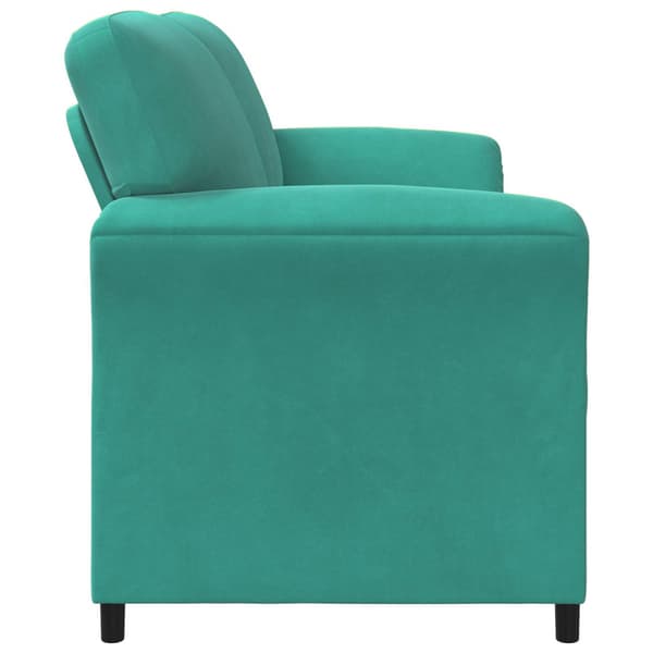 2-sits soffa Turkos 138 x 83 x 95 cm Sammet