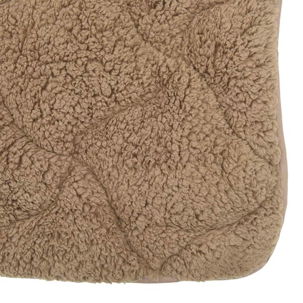Full Års-Duvet Taupe 155 x 220 cm Mikrofiber och Teddyfleece