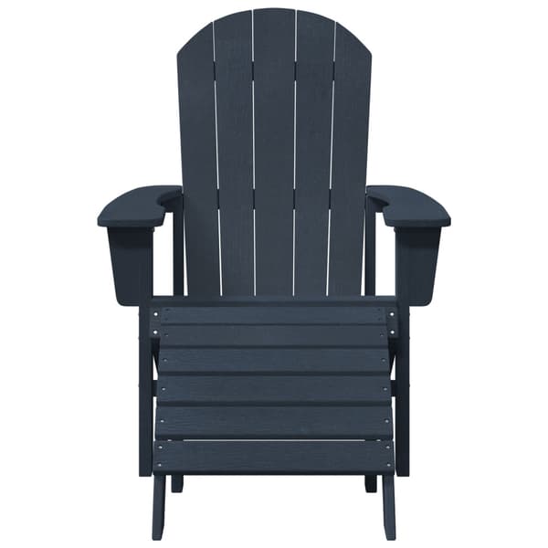 Trädgård Stol 2 pcs Marinblå 83 x 74 x 92 cm polyeten