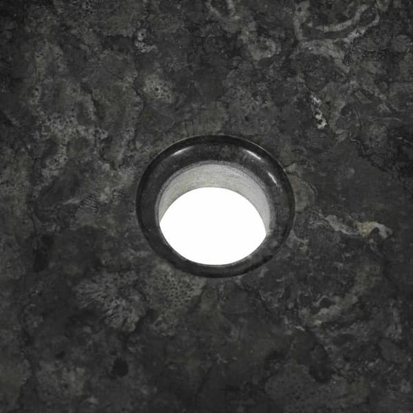 Handfat 40x12 cm marmor svart