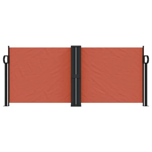 Infällbar sidomarkis terrakotta 100x600 cm