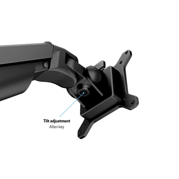 Multibrackets VESA Gas Lift Arm Single Black
