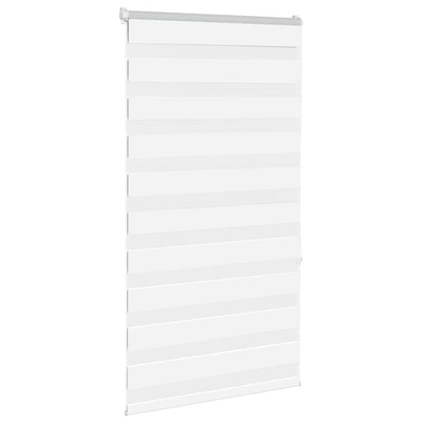 Rullgardin zebra vit 90x150 cm tyg bredd 85,9 cm polyester