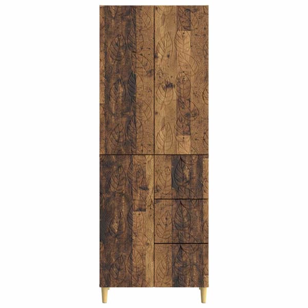 2 pcs Gammalt trä