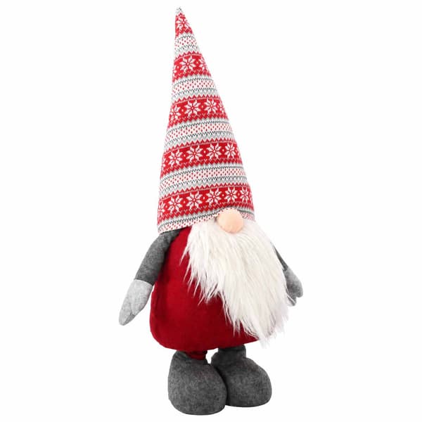 Julnisse med teleskopben Röd 130 cm Polyester