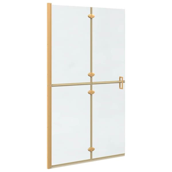 Walk-In duschvägg Guld 110 x 6,5 x 190 cm