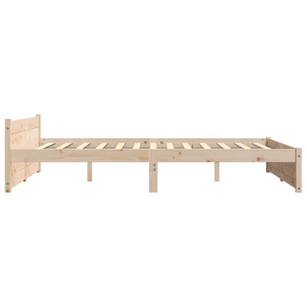 Sängram massivt trä 135x190 cm