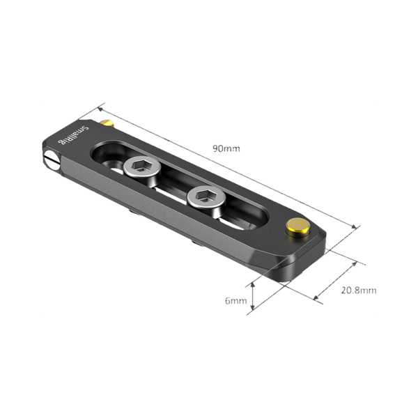 SMALLRIG 2484 Low Profile Nato Rail 90mm