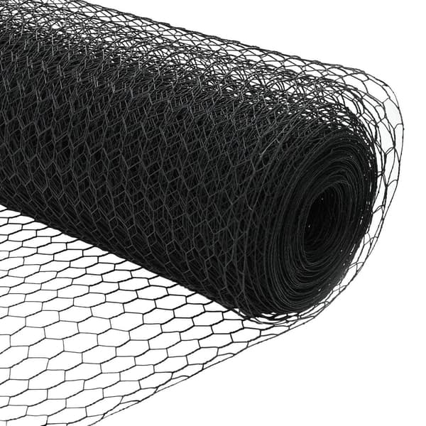 Hexagonstängsel Grå 1 x 50 m PVC