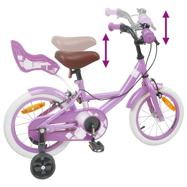 Barncykel 12 Tum för 2-4 åringar Lila