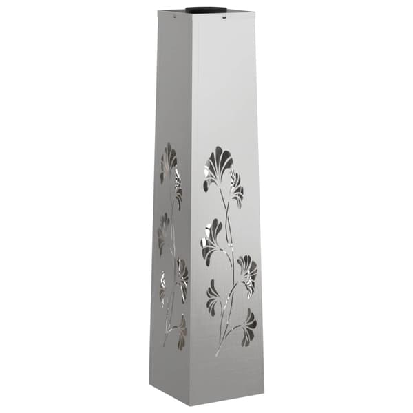 Solar LED Stig Ljus 2 pcs Silver Rostfritt stål
