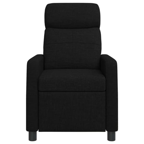 Massagefåtölj Svart Tyg