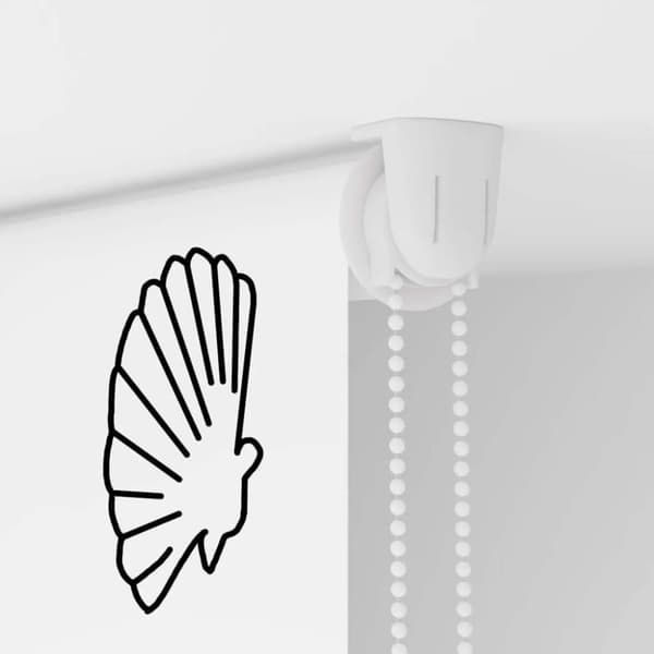 Rullgardin för dusch 60x240 cm tyg bredd 56 cm
