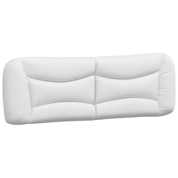 Bed Frame with LED without Mattress "Hvar" White 160x200 cm