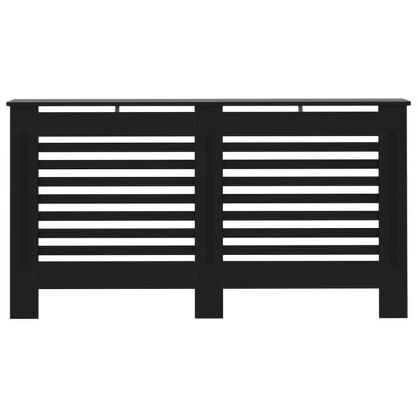 Elementskydd svart 152x19x81,5 cm MDF