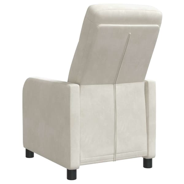 Recliner Gräddvit Sammet (V)
