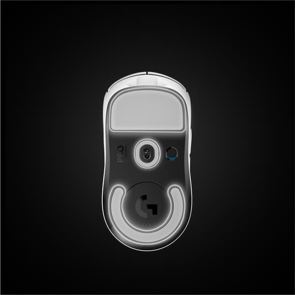 Logitech G Pro X Superlight datormöss högerhand RF Trådlös 25600 DPI