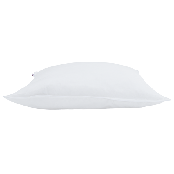 Kudde med kudde 2 pcs Vit 60 x 60 cm Fjäder