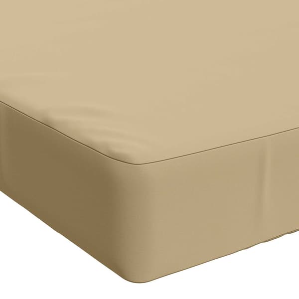 Bänk kudde SOEST 100% Polyester Beige 60 x 40 x 8 cm