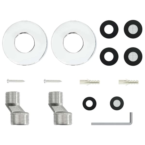 Termostatduschsystemset Krom 27 x 43,5 x 83 cm