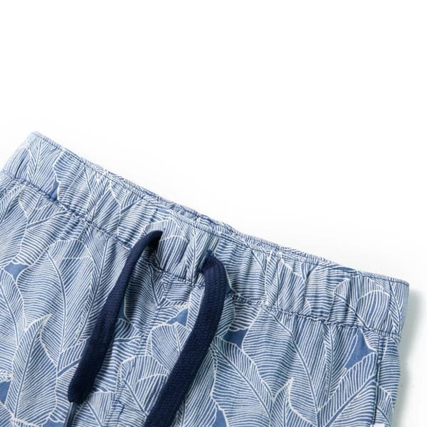 Barnshorts med snöre mörkblå 116