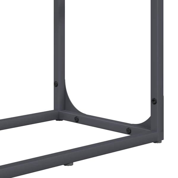 Vedställ antracit 60x25x100 cm kallvalsat stål