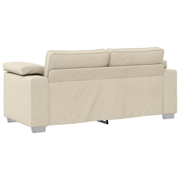 2-sits soffa Beige 180 cm Linnenblandad tyg